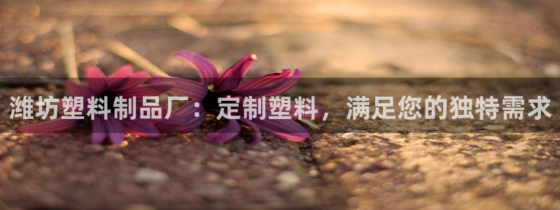 太阳集团下载链接怎么下载：潍坊塑料制品厂：定制塑料，满足您的